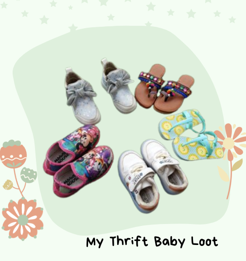 Assorted set of preloved girls shoes